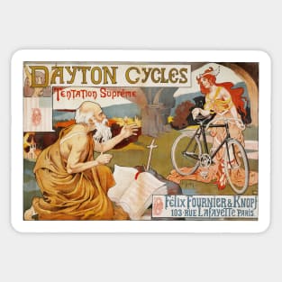 Dayton Cycles poster Sticker